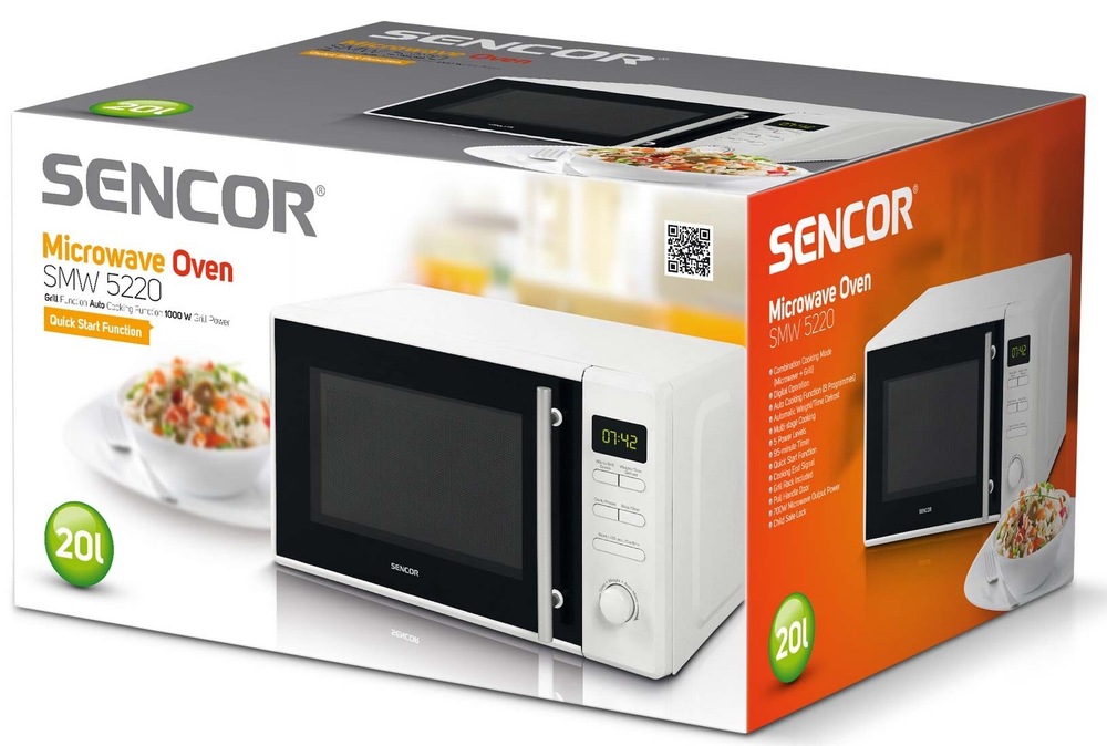 Mikrovlnná trouba Sencor SMW 5220 bílá Mikrovlnná trouba Sencor SMW 5220 bílá