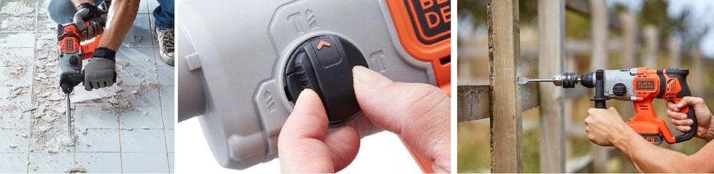 Kladivo Black-Decker BCD900D1S-QW (s baterií) Kladivo Black-Decker BCD900D1S-QW (s baterií)
