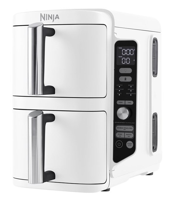 Fritéza horkovzdušná Ninja SL400EUWH Foodie Double Stack XL 9,5 l bílá