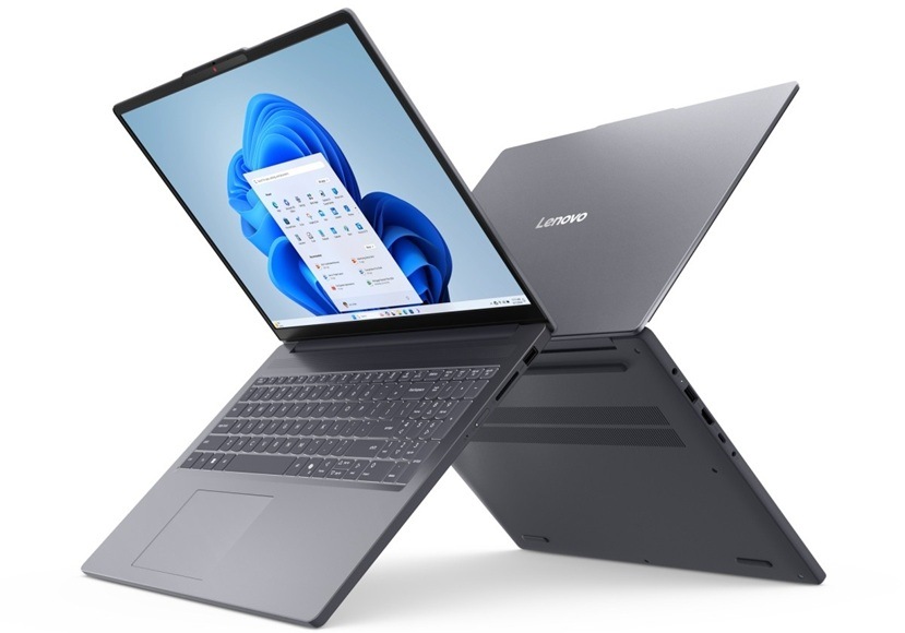 Notebook Lenovo IdeaPad Slim 3 16IRH10 šedý Detail obrázku notebooku.