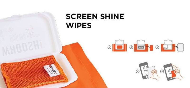 Čistící ubrousky WHOOSH Screen Shine – 20 ks