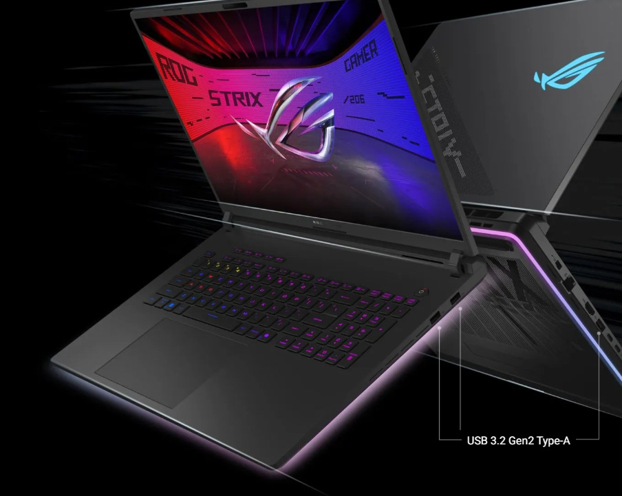 Notebook Asus ROG Strix SCAR 18 černý