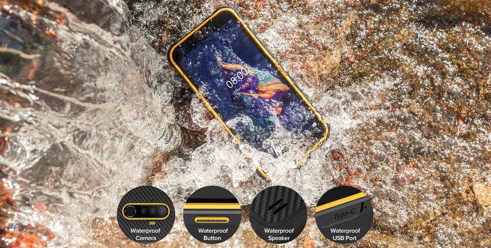 Mobilní telefon UleFone Armor X8 Dual SIM oranžový