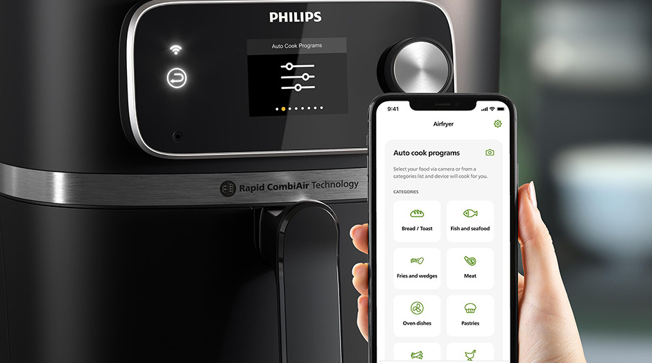 Fritéza horkovzdušná Philips Airfryer Combi XXL Connected HD9875/90 Fritéza horkovzdušná Philips Airfryer Combi XXL Connected HD9875/90
