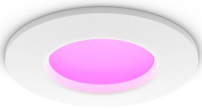 Vestavné svítidlo Philips Hue Slim downlight S (90mm) - bílé