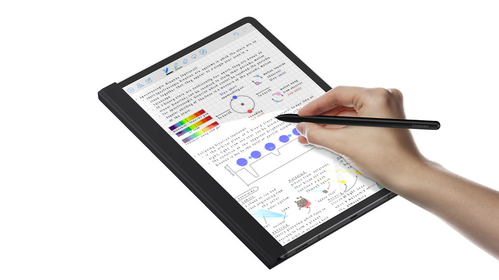 Pouzdro na tablet Samsung Note View na Galaxy Tab S7+/S7 FE/S8+ bílé Pouzdro na tablet Samsung Note View na Galaxy Tab S7+/S7 FE/S8+ bílé
