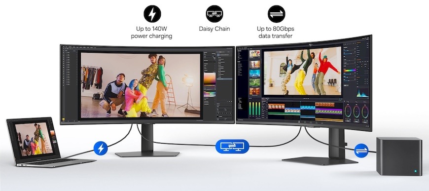 Vzhledem k tomu, že monitor Samsung disponuje ergnomickým stojanem, můžete počítat s dokonalým uživatelským komfortem