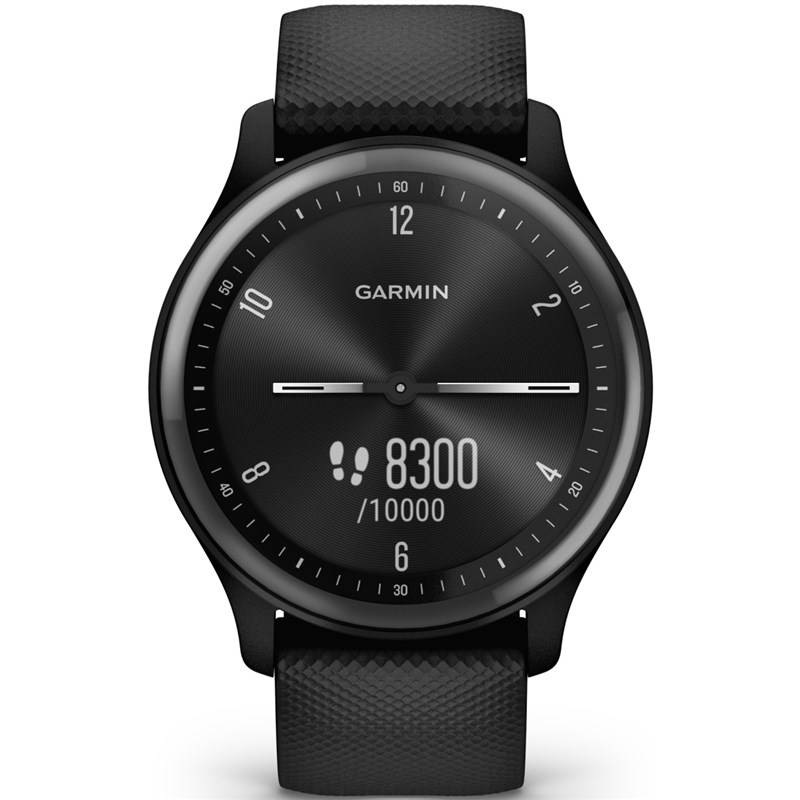 Chytré hodinky Garmin vívomove Sport - Slate / Black Silicone Band