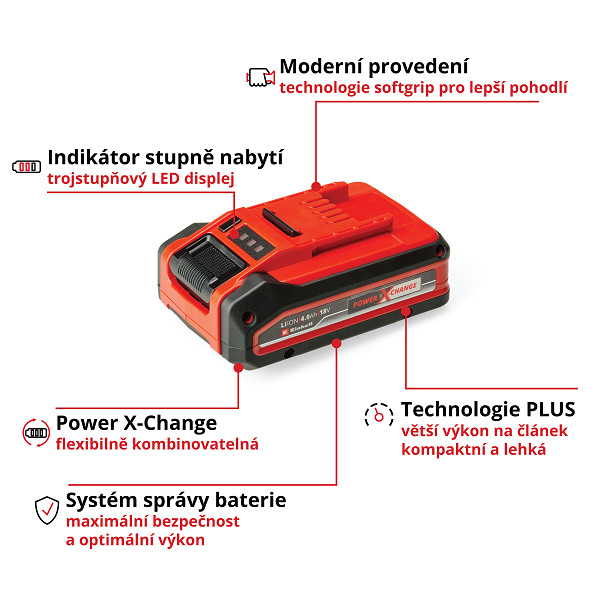 Akumulátor Einhell Power X-Change 18V 4,0Ah 4511553