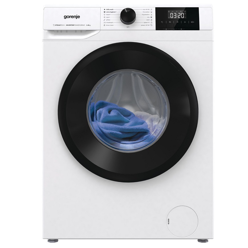 Předem plněná pračka Gorenje W3NGPI62SBS, bílá