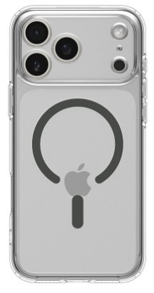 Kryt na mobil Spigen Ultra Hybrid MagSafe na Apple iPhone 17 Pro Max v šedo-průhledné barvě