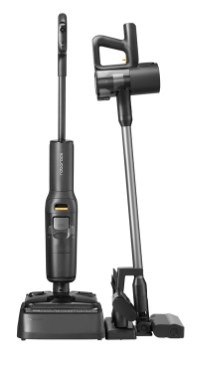 Tyčový vysavač Roborock F25 ACE Combo v černém provedení.
