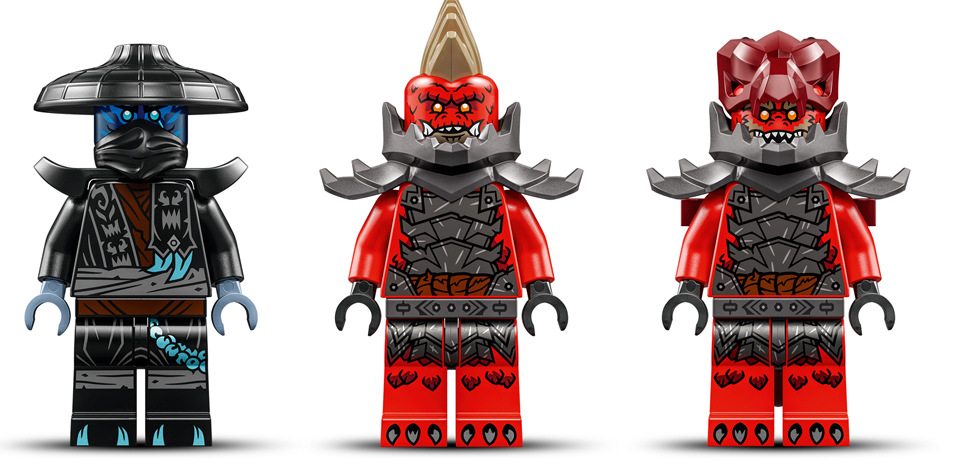 Stavebnice LEGO® NINJAGO® 71834 Zaneův ultrakombo robot Šest minifigurek rozdělí nindži a dračí protivníky do týmů pro nové bojové scénáře.