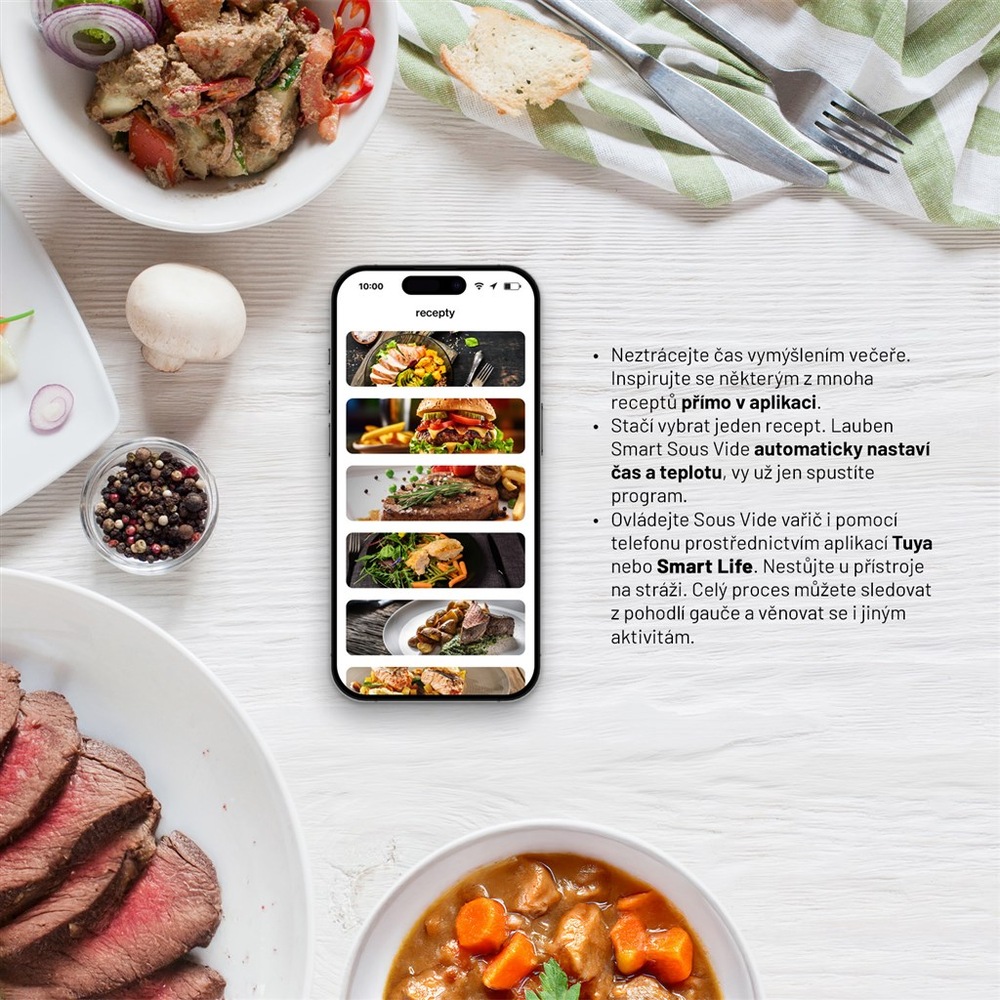 Vařič Sous-vide Lauben Smart 1200SB