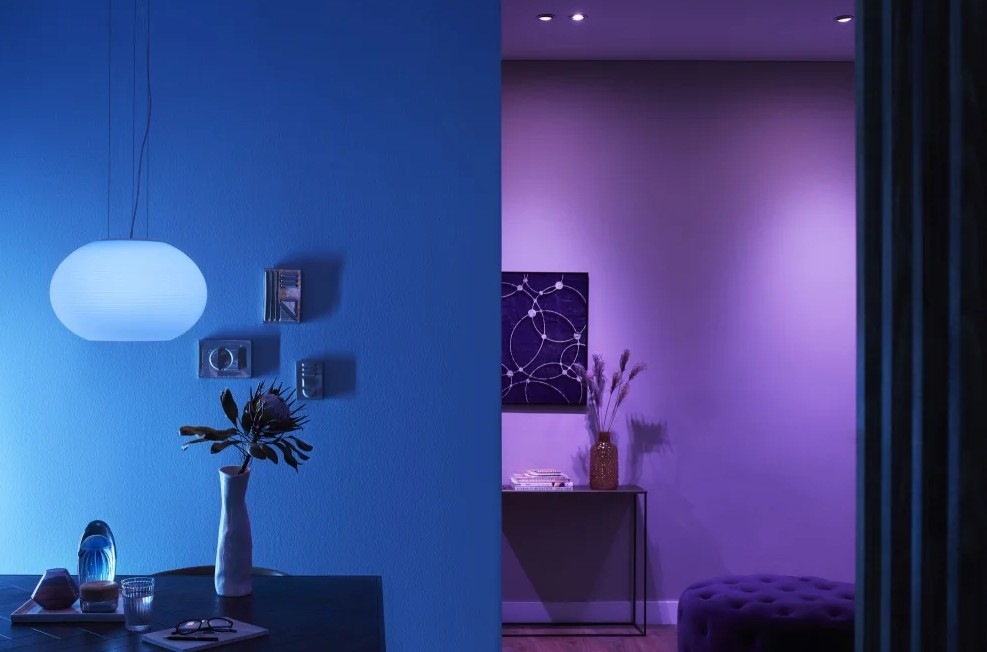 Závěsné svítidlo Philips Hue Flourish White and Color Ambiance