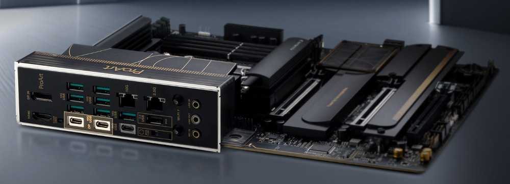 Základní deska Asus ProArt X870E-CREATOR WIFI Profesionální konektivita v podání základní desky Asus ProArt X870E-CREATOR WIFI AMD AM5, ATX