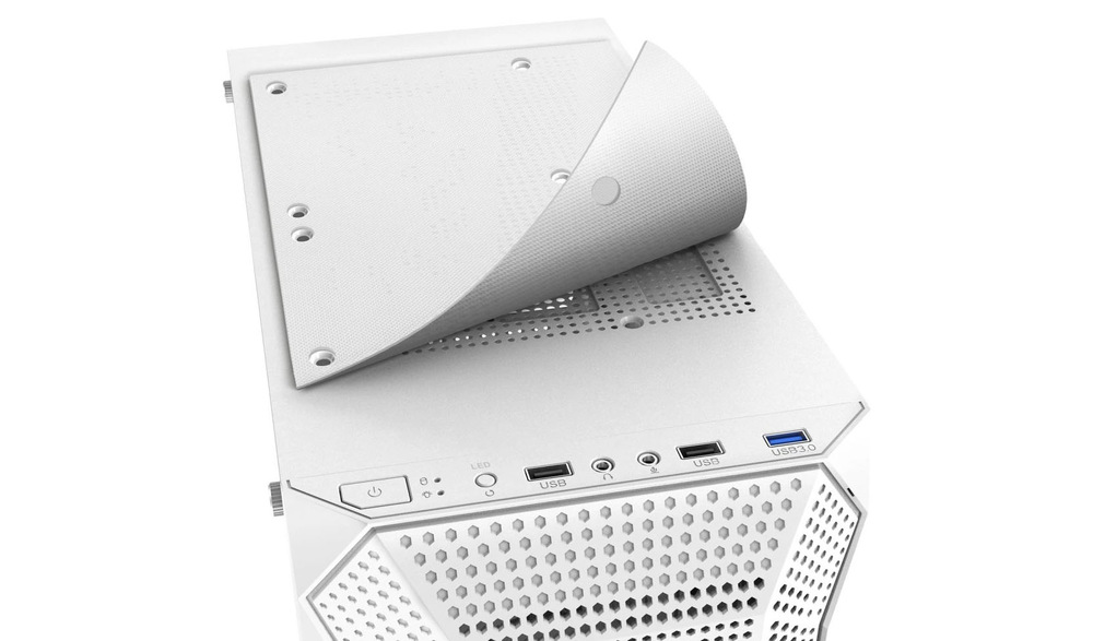 Case Evolveo Xenon černá Podpora GPU 330 mm, 7 PCI slotů a více disků umožňuje čistou instalaci i výkonnou sestavu
