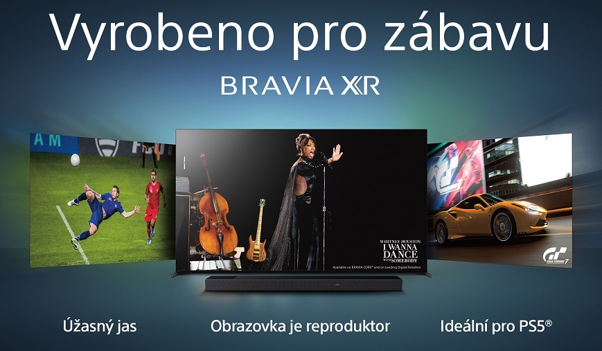 Televize Sony XR-77A80L Televizory Sony BRAVIA XR™, Cognitive Processor XR™