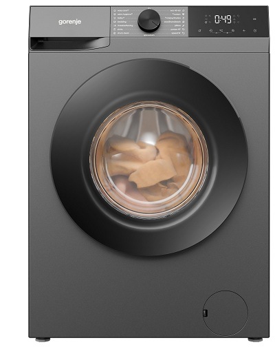 pračka Gorenje WG2P84A32G s prádlem uvnitř