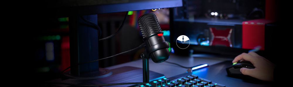 Mikrofon HyperX SoloCast černý Mikrofon HyperX SoloCast černý