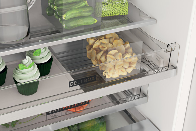 Chladnička s mrazničkou Whirlpool THUNDER WHC20 T593 bílá Chladnička kombinovaná Whirlpool WHC20 T593, NoFrost vestavná