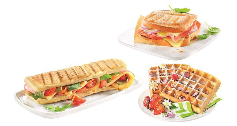 Sendvičovač Tefal SW614831 Breaktime černý/šedý