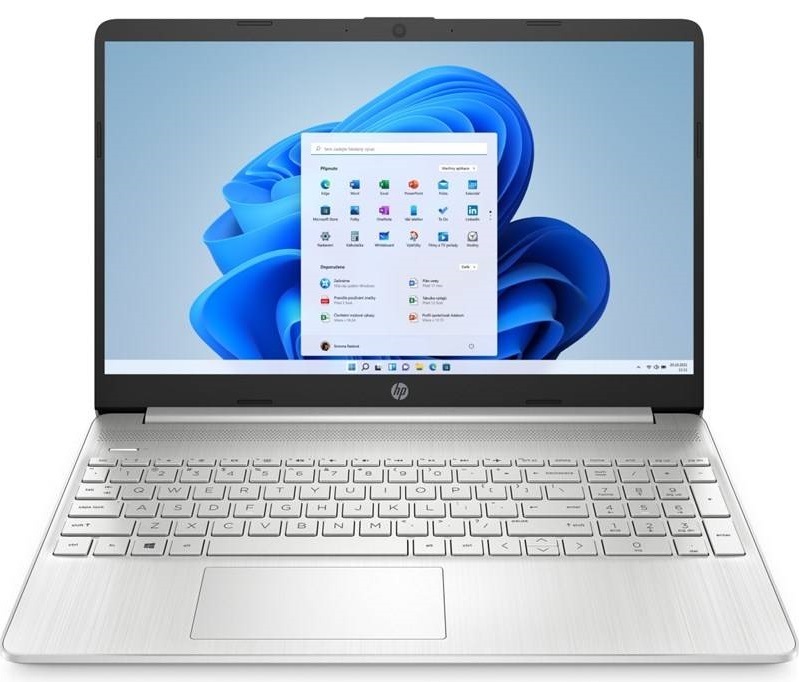 Notebook HP 15s-fq5627nc stříbrný