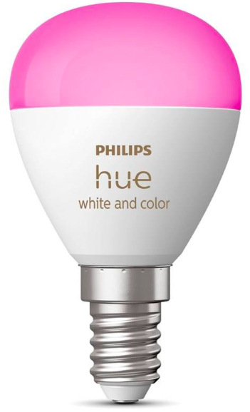 Chytrá žárovka Philips Hue Bluetooth, 5,1W, E14, White and Color Ambiance
