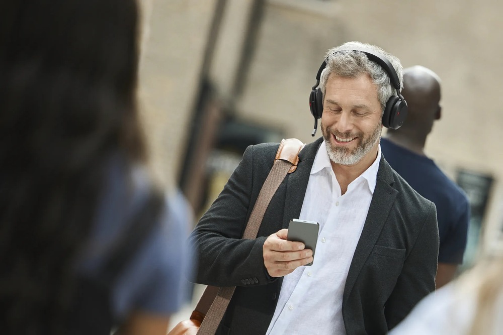 Headset Jabra Evolve2 75, USB-C, MS Stereo černý