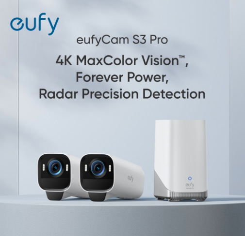 IP kamera Anker Eufy EufyCam S3 Pro 2-Cam Kit - bílá