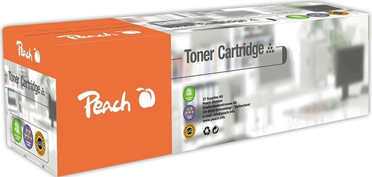 Azurový toner Peach HP CF381A s výtěžností 2700 stran
