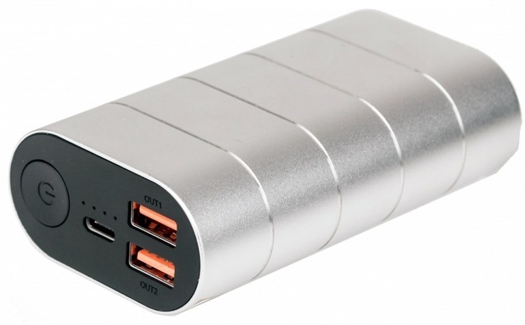 Powerbanka Verbatim 10000 mAh, USB-C PD, QC 3.0 stříbrná