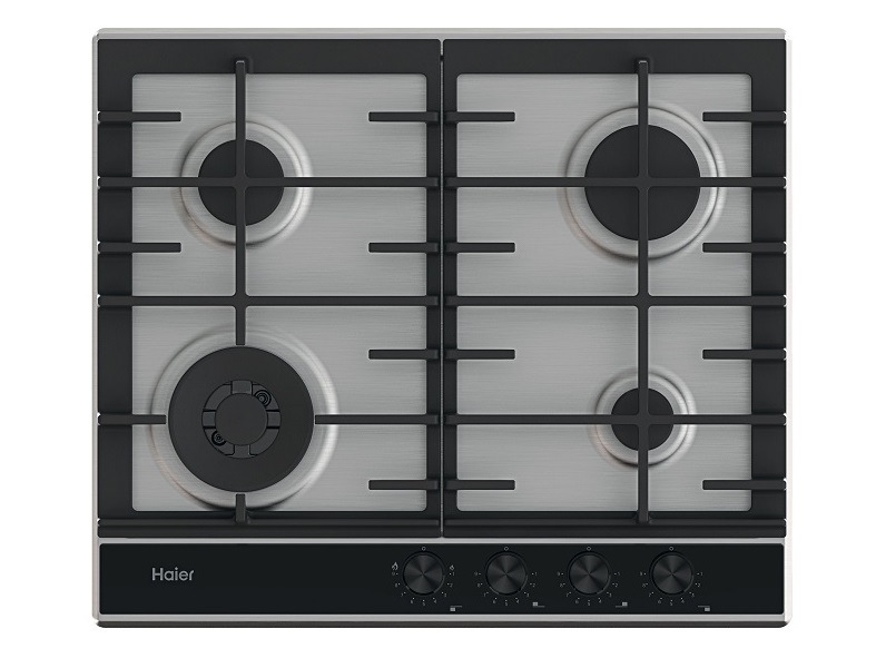Plynová varná deska Haier Gas On Metal Series 4 HAHG6BF4XH nerez