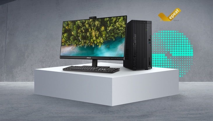 Asus ExpertCenter D7 Mini Tower, černá