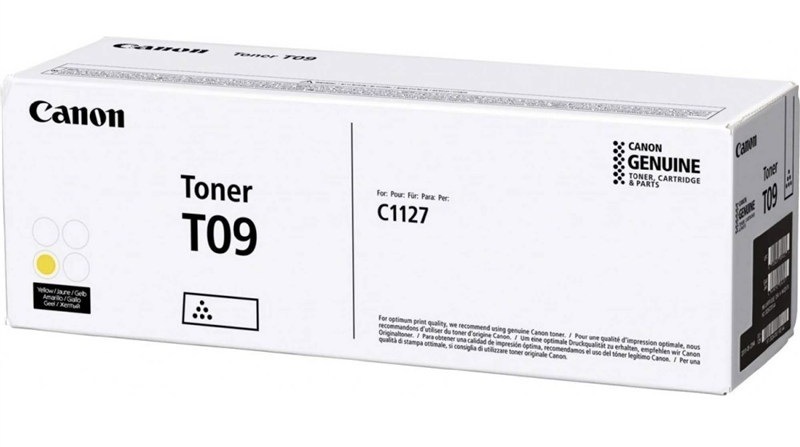 Toner Canon s výtěžností 5 900 stran, žlutá barva