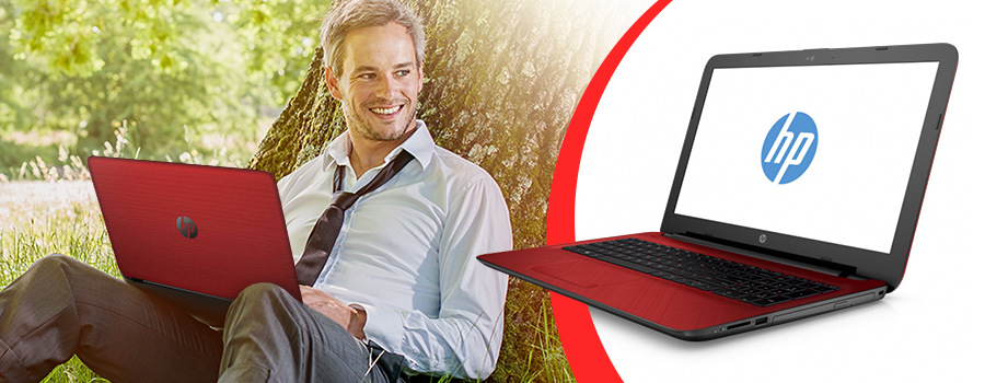 Notebook HP 15-af105nc červený