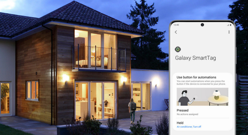 Klíčenka Samsung Galaxy SmartTag+ černá
