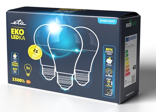 žárovka ETAA60W15NW3P LED