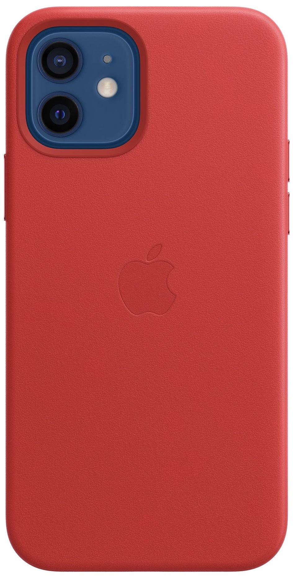 Kryt na mobil Apple Leather Case s MagSafe pro iPhone 12 a 12 Pro - (PRODUCT)RED