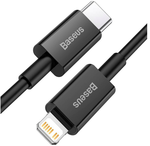Kabel Baseus Superior Series USB-C/Lightning 20W 1m černý Kabel Baseus Superior Series USB-C/Lightning 20W 1m černý
