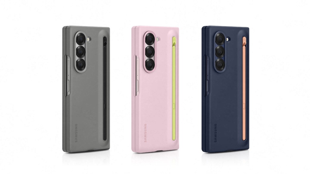 Kryt na mobil Samsung S Pen Case na Galaxy Z Fold6 šedý