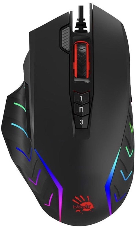 Myš A4Tech Bloody J95S Activated, 8000 DPI, USB černá