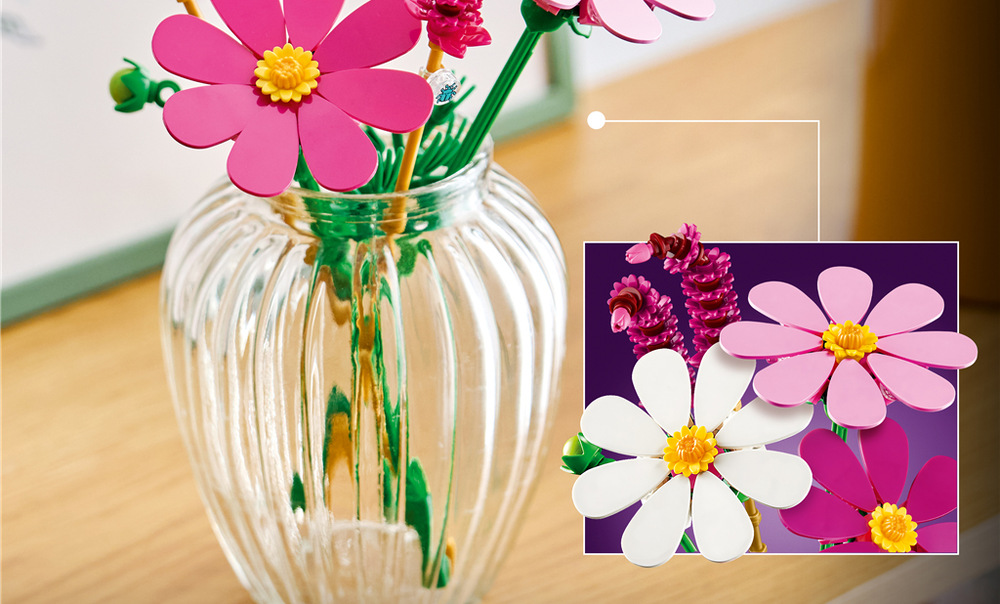 Stavebnice LEGO® Botanicals 11514 Krásenky Aplikace LEGO Builder a režim Stavějte společně zpříjemní stavění o interaktivní návod a společnou tvorbu.