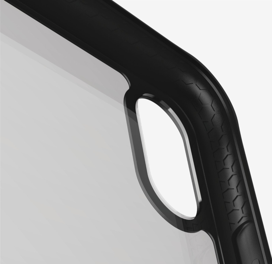 Kryt na mobil PanzerGlass na Apple iPhone Xs Max černý/průhledný PanzerGlass pro Apple iPhone Xs Max, černá/průhledná