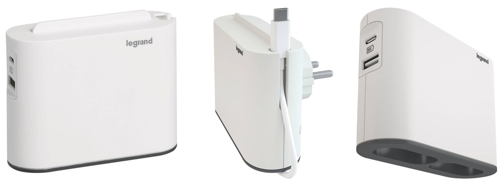 Rozbočovací zásuvka Legrand 2× zásuvka, USB bílý Rozbočovací zásuvka Legrand 2× zásuvka, USB bílý
