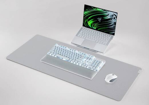 Podložka pod klávesnici a myš Razer Pro Glide XXL, 94 × 41 cm bílá RAZ0203332300R3M1