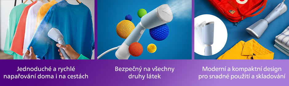 Ruční napařovač oděvů Philips Series 5000 STH5020/20 modrý Philips 5000 Series STH5020/20