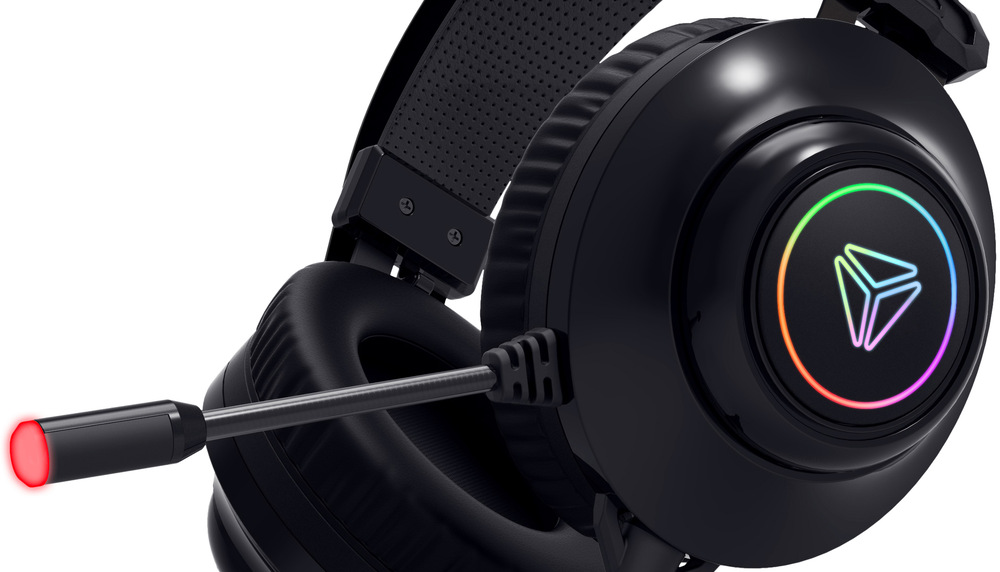 Headset YENKEE NEXUS černý Podsvícení náušníků sluchátek YENKEE NEXUS dodá vašemu hraní atmosféru