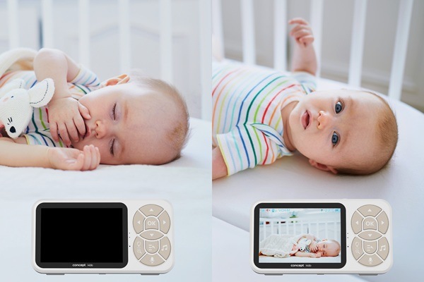 Dětská elektronická chůva Concept KIDO KD2010 béžová Dětská elektronická chůva Concept KIDO KD2010 béžová