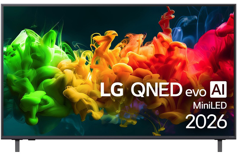 QNED chytrá televize LG 55QNED80B, černá barva